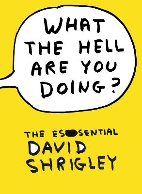 Book cover for What The Hell Are You Doing?: The Essential David Shrigley