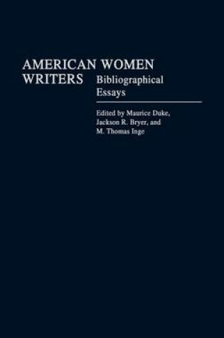 Cover of American Women Writers
