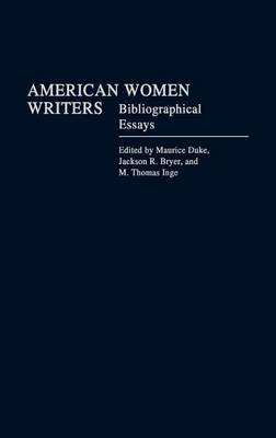 Book cover for American Women Writers