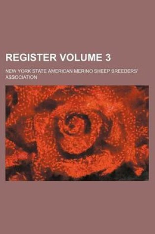 Cover of Register Volume 3