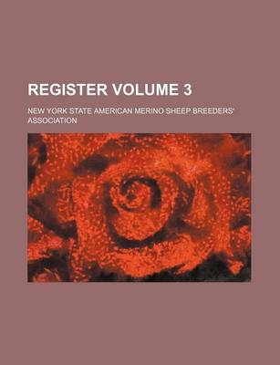 Book cover for Register Volume 3