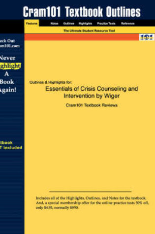 Cover of Essentials of Crisis Counseling and Intervention