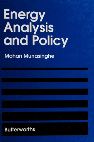 Cover of Energy Analysis and Policy