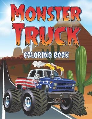 Book cover for Monster Truck Coloring Book