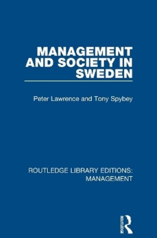 Cover of Management and Society in Sweden