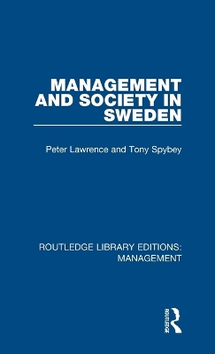 Cover of Management and Society in Sweden