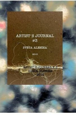 Cover of Artist's journal # 3