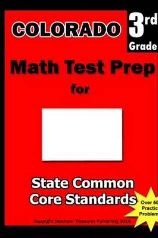 Cover of Colorado 3rd Grade Math Test Prep