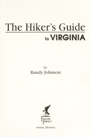 Cover of Hiker's Guide to Virginia