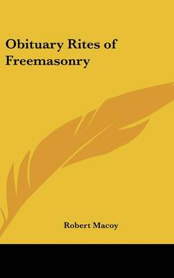 Book cover for Obituary Rites of Freemasonry