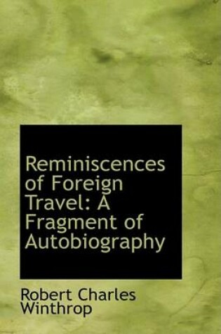 Cover of Reminiscences of Foreign Travel