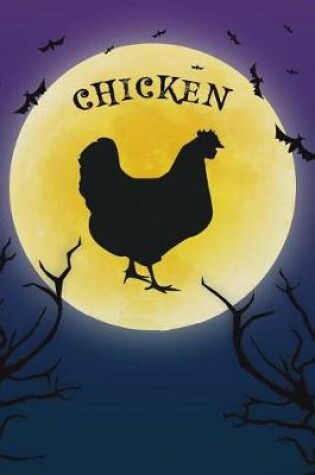 Cover of Chicken Notebook Halloween Journal