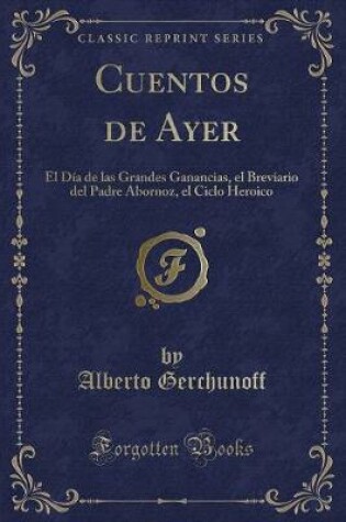 Cover of Cuentos de Ayer