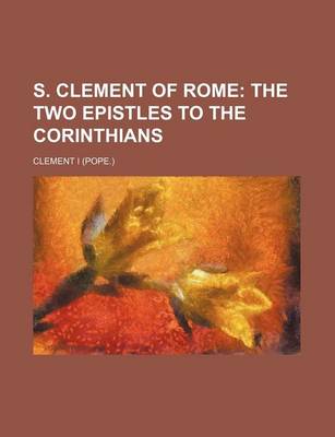 Book cover for S. Clement of Rome