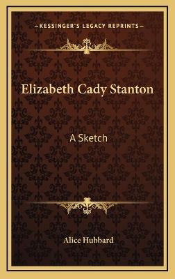 Book cover for Elizabeth Cady Stanton