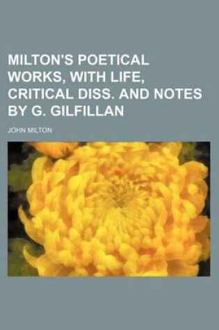 Cover of Milton's Poetical Works, with Life, Critical Diss. and Notes by G. Gilfillan