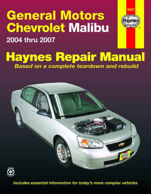 Book cover for GM Chevrolet Malibu Automotive Repair Manual