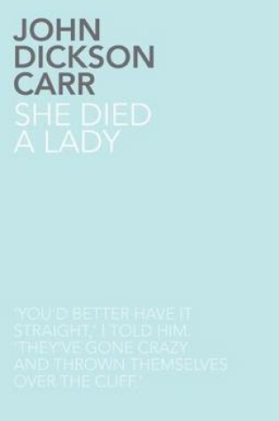 Cover of She Died a Lady