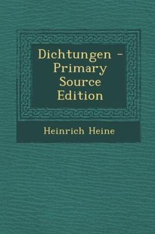 Cover of Dichtungen