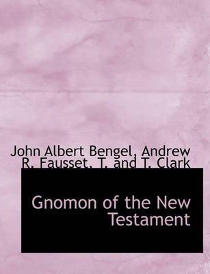 Book cover for Gnomon of the New Testament