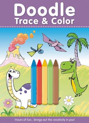 Book cover for Doodle Trace & Color with Crayons