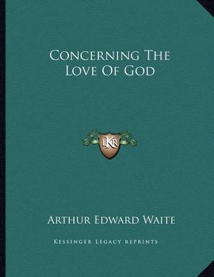 Book cover for Concerning the Love of God