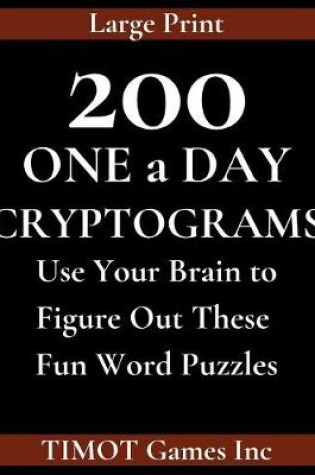 Cover of 200 One a Day Cryptograms