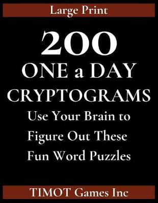 Book cover for 200 One a Day Cryptograms