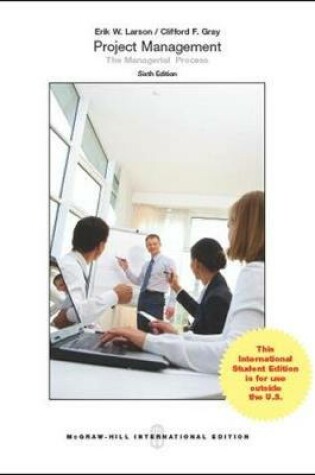 Cover of Project Management: The Managerial Process (Int'l Ed)