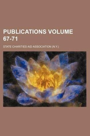 Cover of Publications Volume 67-71