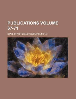 Book cover for Publications Volume 67-71