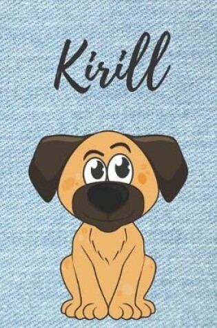 Cover of personalisiertes Geschenke Notizbuch Hunde / Malbuch / Kritzelbuch / Tagebuch / Journal / DIN A5 / Geschenk Kirill