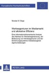 Book cover for Werbeagenturen Im Mediamarkt Und Allokative Effizienz