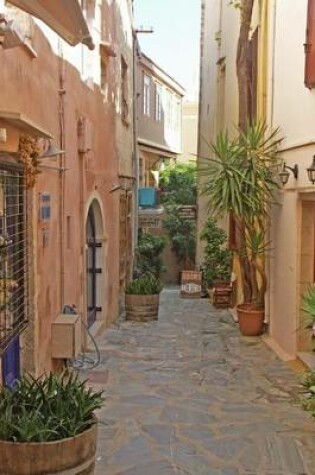 Cover of Website Password Organizer a Narrow Alley in Crete, Greece