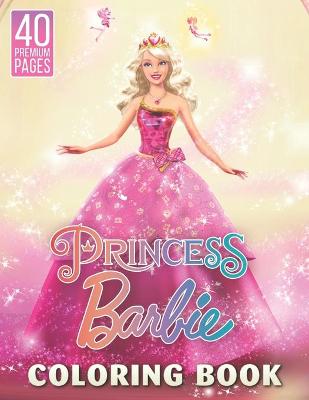 Book cover for Princess Barbie Coloring Book