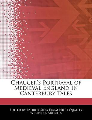 Book cover for Chaucer's Portrayal of Medieval England in Canterbury Tales