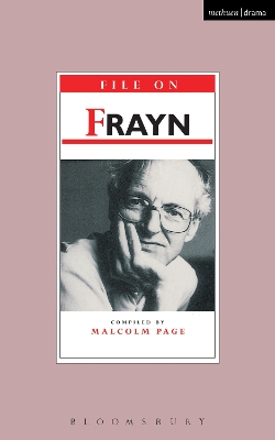 Book cover for File On Frayn