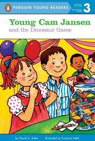 Book cover for Young Cam Jansen and the Dinosaur Game