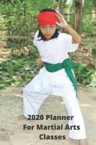 Cover of 2020 Planner For Martial Arts Classes