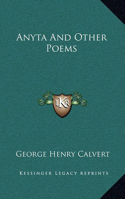 Book cover for Anyta and Other Poems Anyta and Other Poems