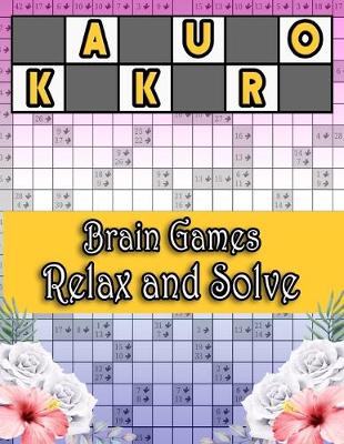 Book cover for Kakuro Brain Games Relax and Solve