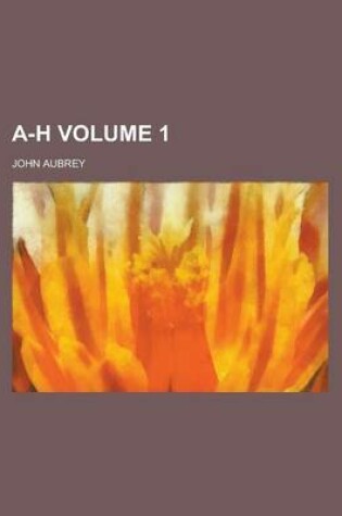 Cover of A-H Volume 1