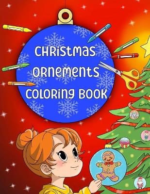 Book cover for Christmas Ornements Coloring Book