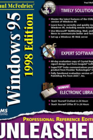 Cover of Paul McFedries' Windows 95 Unleashed, Professional Reference