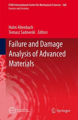 Cover of Failure and Damage Analysis of Advanced Materials