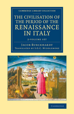 Book cover for The Civilisation of the Period of the Renaissance in Italy 2 Volume Set