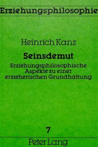 Cover of Seinsdemut