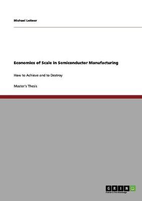 Book cover for Economies of Scale in Semiconductor Manufacturing