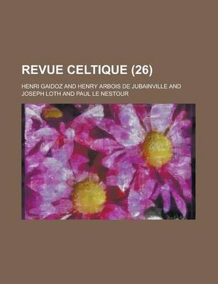 Book cover for Revue Celtique (26 )