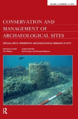 Cover of Preserving Archaeological Remains in Situ